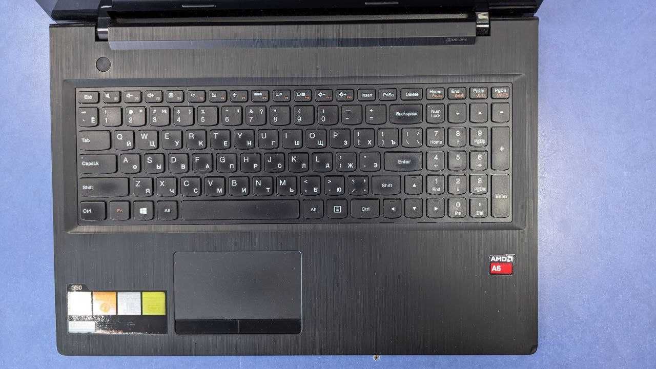 Б/В Ноутбук Lenovo G50-45 A6-6310 8Gb/SSD 120/Radeon R4/15.6'' HD + БЖ