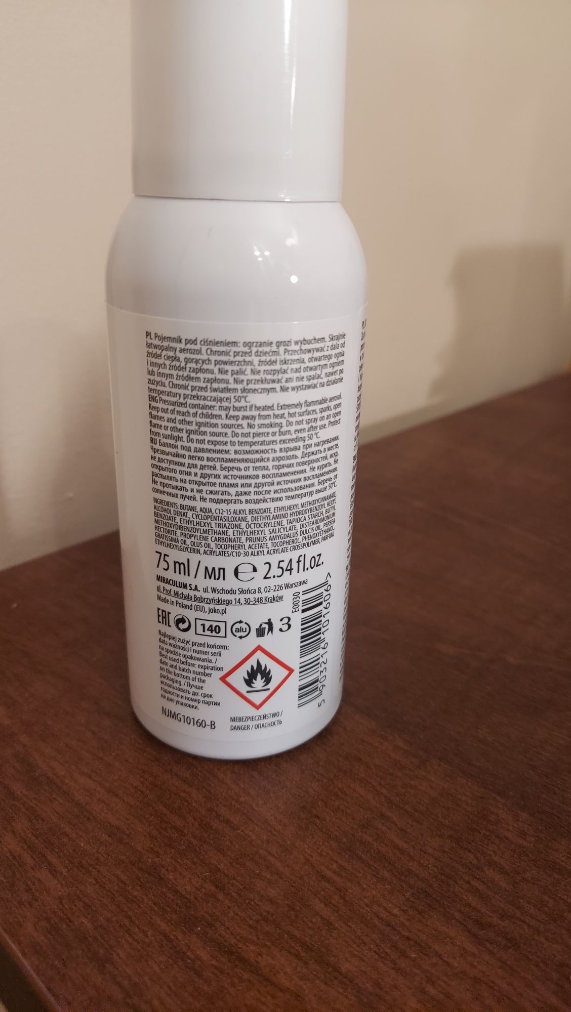 Mgiełka do twarzy spf 50 Joko