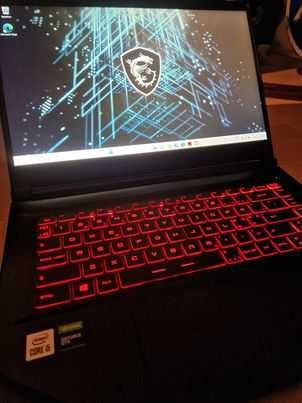 Laptop Gamingowy MSI do gier