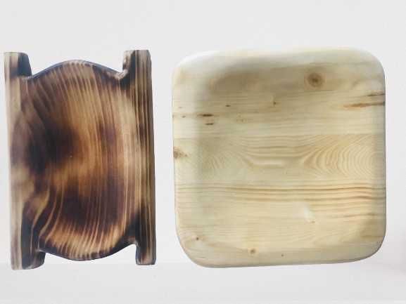 KORYTA z drewna mini korytka TACE drewniane pod boksy cateringowe LUX