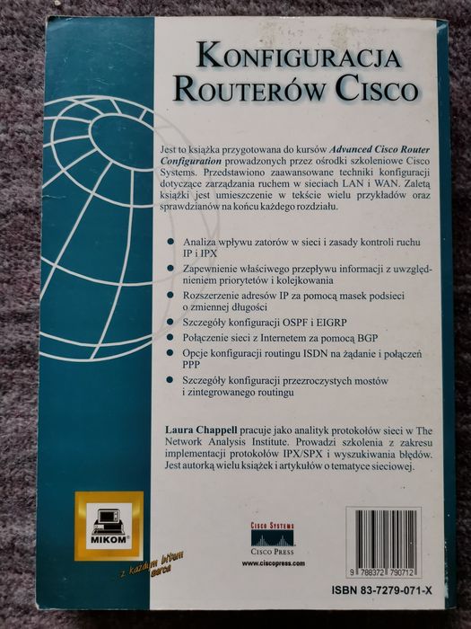 Książka Konfiguracja Ruterów Cisco