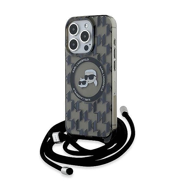 Etui Karl Lagerfeld IML Crossbody Monogram Karl & Choupette Head MagSa