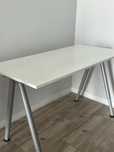 Biurko IKEA THYGE 120×60 cm białe | Regulowane nogi 60–90 cm