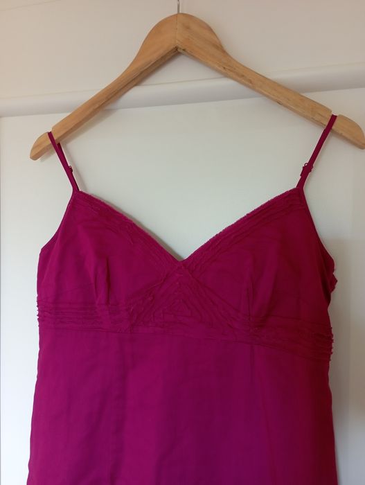 Sukienka Esprit fuksja na ramiączkach M/L