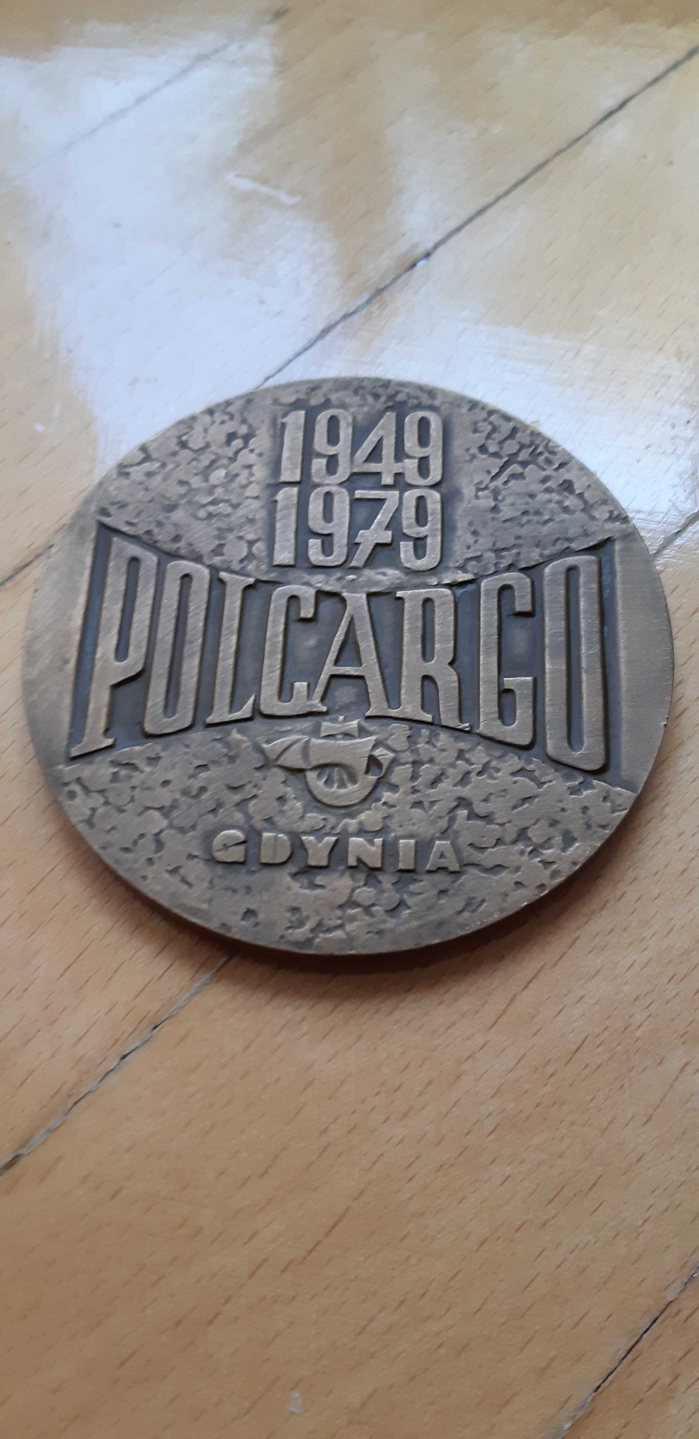 medal Polcargo Gdynia 1949 - 1979 , średnica 7 cm