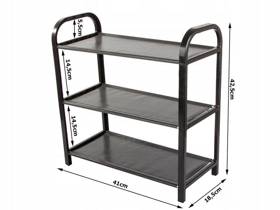 Półka na buty obuwie organizer szafka stojak regał 3 półki