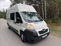 Peugeot Boxer L3H3  2.2 150 KM Brygadówka 7 os Max wysoki Gwarancja Leasing bez BIK i KRD