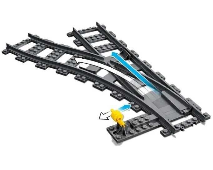 LEGO City Train Pociąg - Tory, ZWROTNICA DO POCIĄGU NR 53407