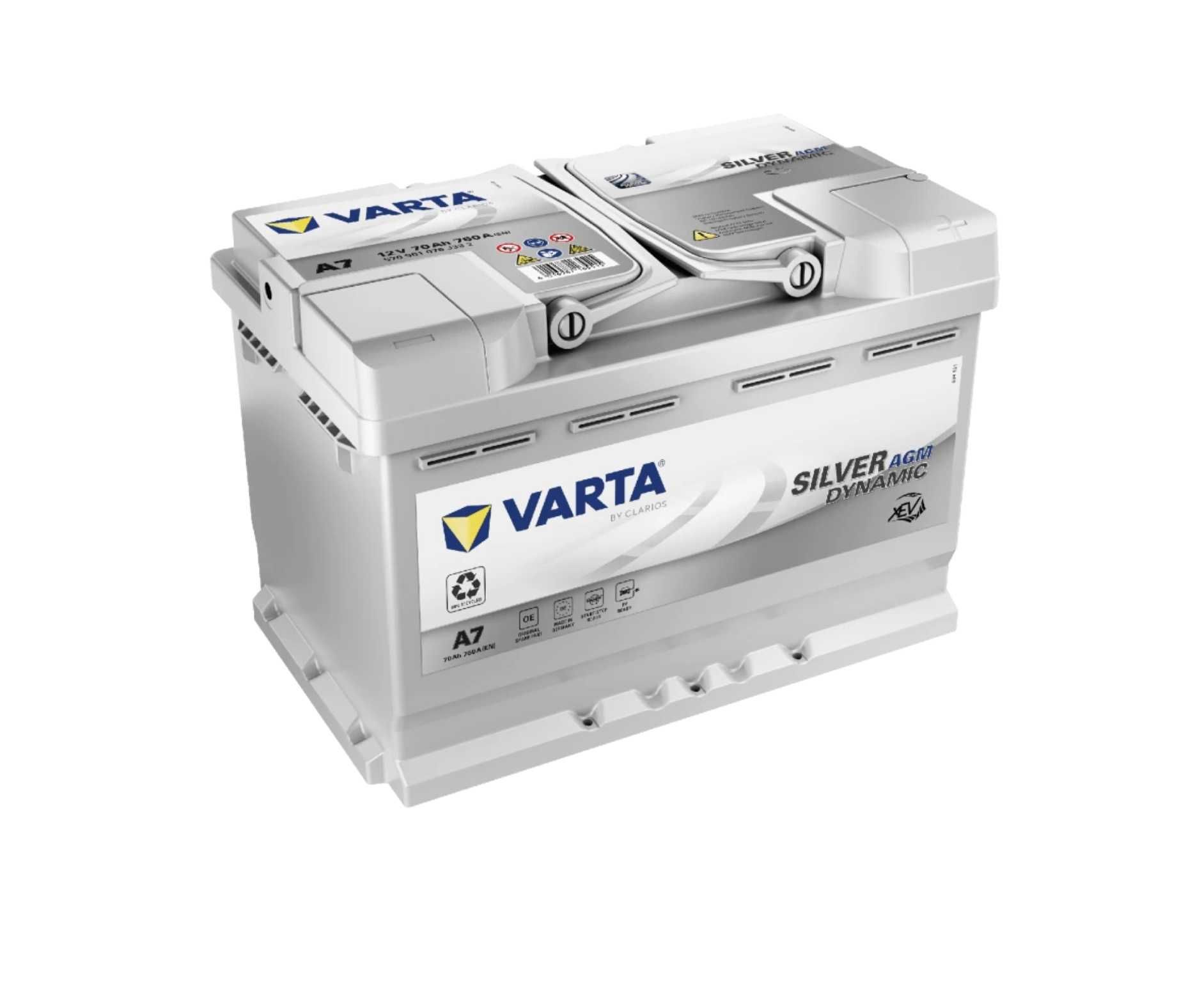 Akumulator Varta Silver Dynamic Agm A7 (E39) 70Ah/760A