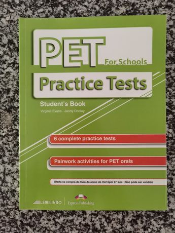Livro PET for Schools Practise tests NOVO