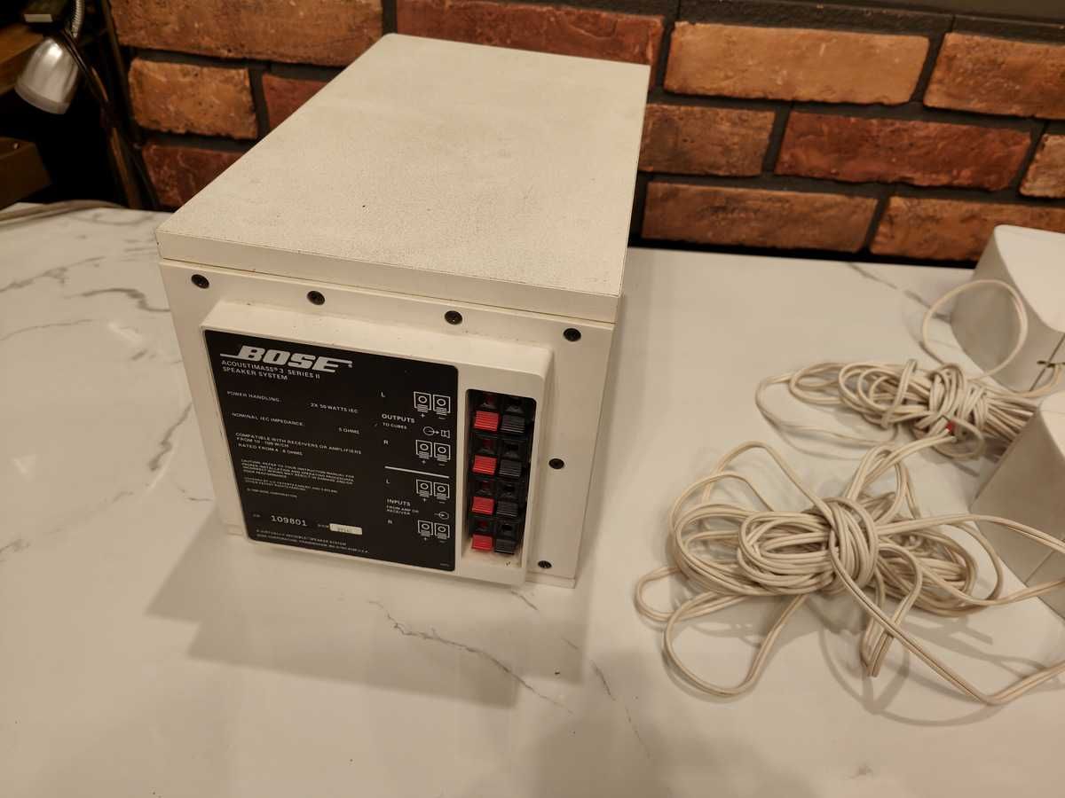 BOSE ACOUSTIMASS 3 Series II ! Znakomity zestaw do stereo !