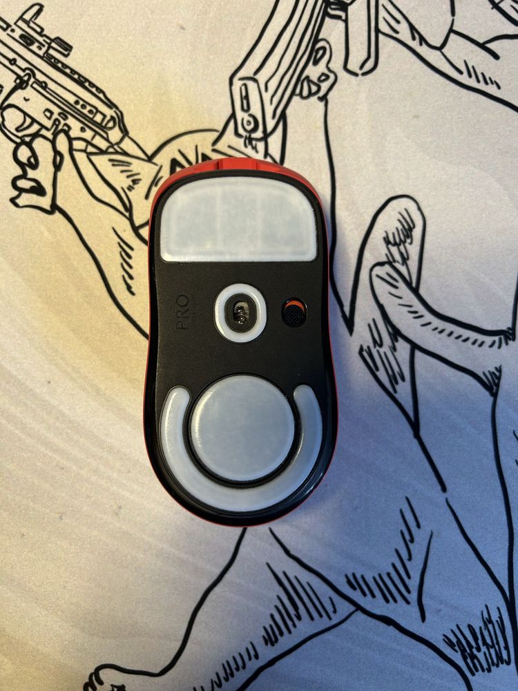 Миша Logitech G PRO X Superlight Wireless Red