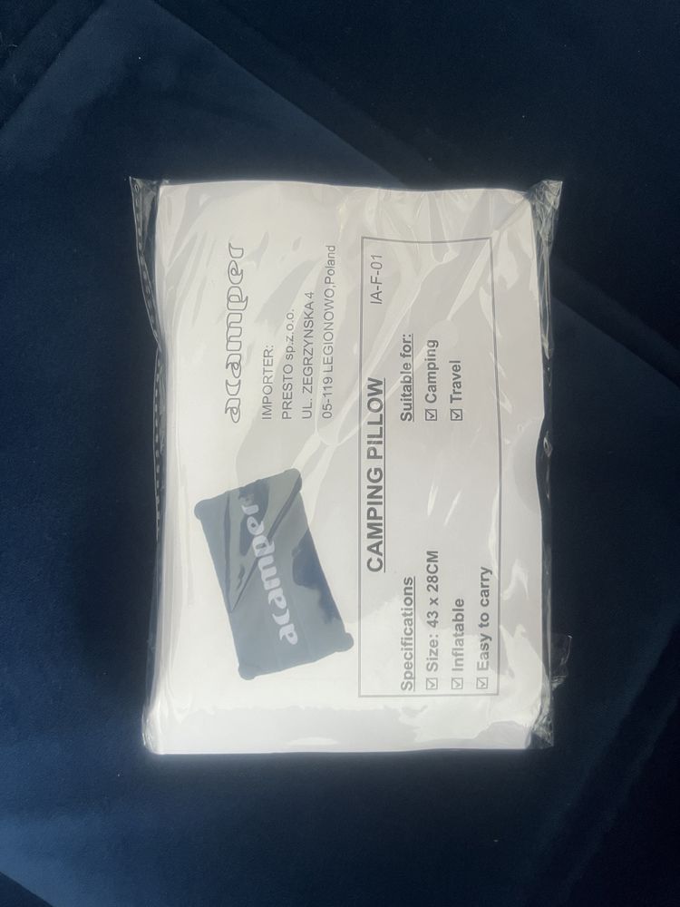 Camping pillow / poduszka pompowana