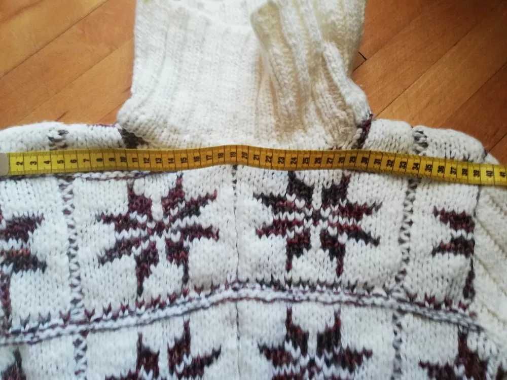 Sweter w typie góralski, S, M