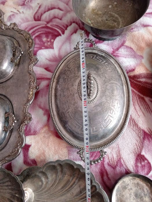 ..Посрібленна. Ручна вибивка. Посрібленна