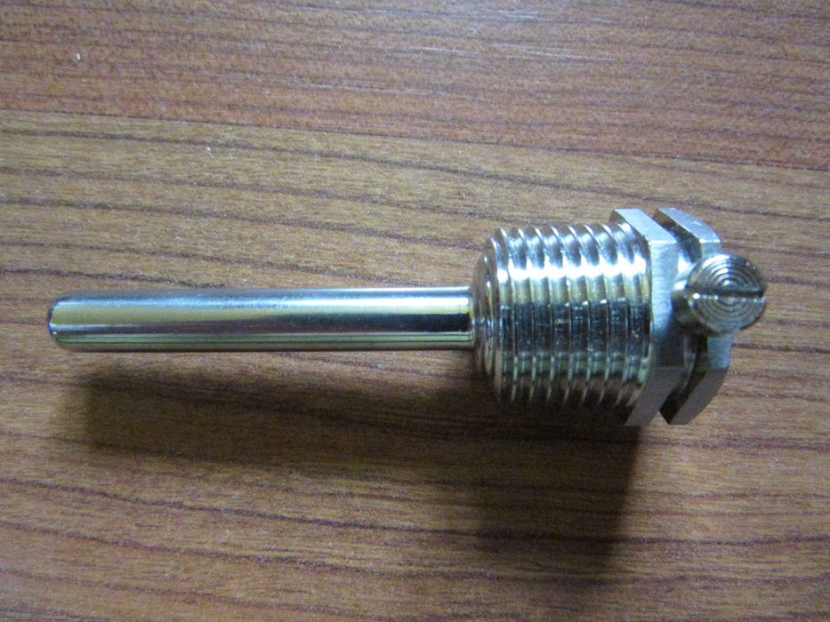 OSŁONA CZUJNIKA TEMPERATURY nierdzewna śr.wew.5,8mm dł.kap.45,7mm NOWA