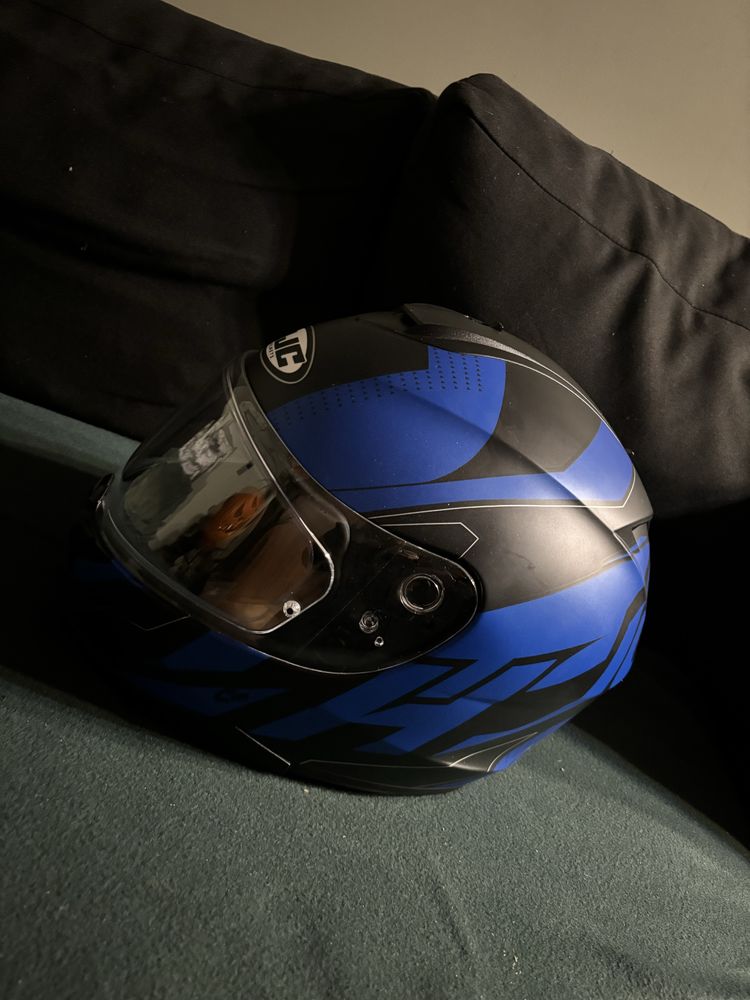 Kask Niebieski Hjc C70 z pinlockiem rozmiar L
