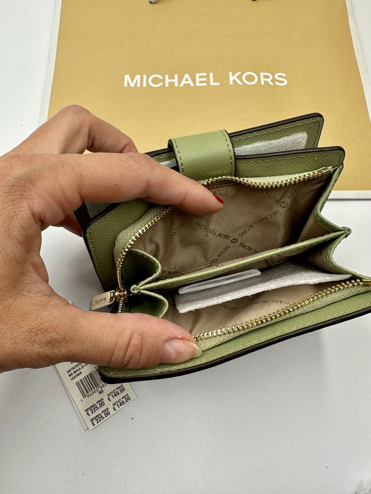 NOWY portfel MICHAEL KORS BIFOLD skórzany oryginalny FIRMA 299 zł