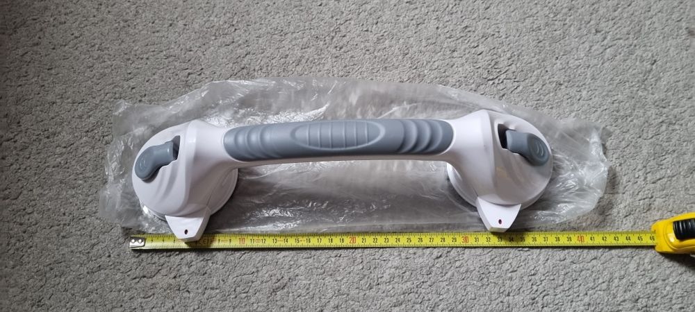 Uchwyt Łazienkowy dodatkowy ścienny poręcz przyssawki do wanny pod pry