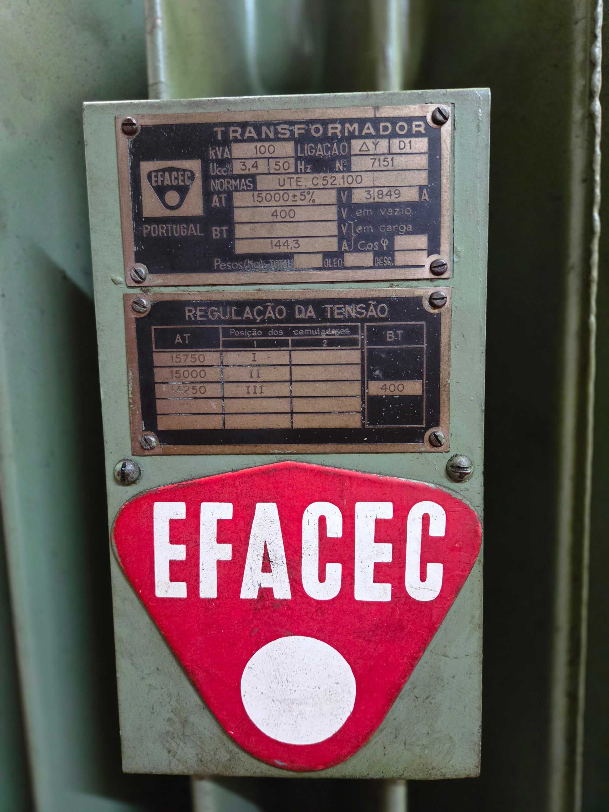 Transformador de Alta Tensão - EFACEC