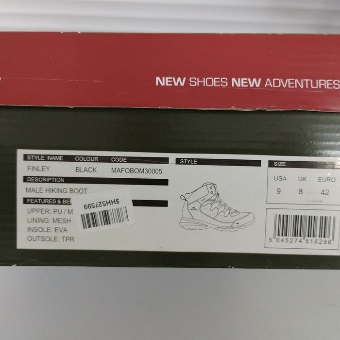 Черевики чоловічі TRESPASS 42р.