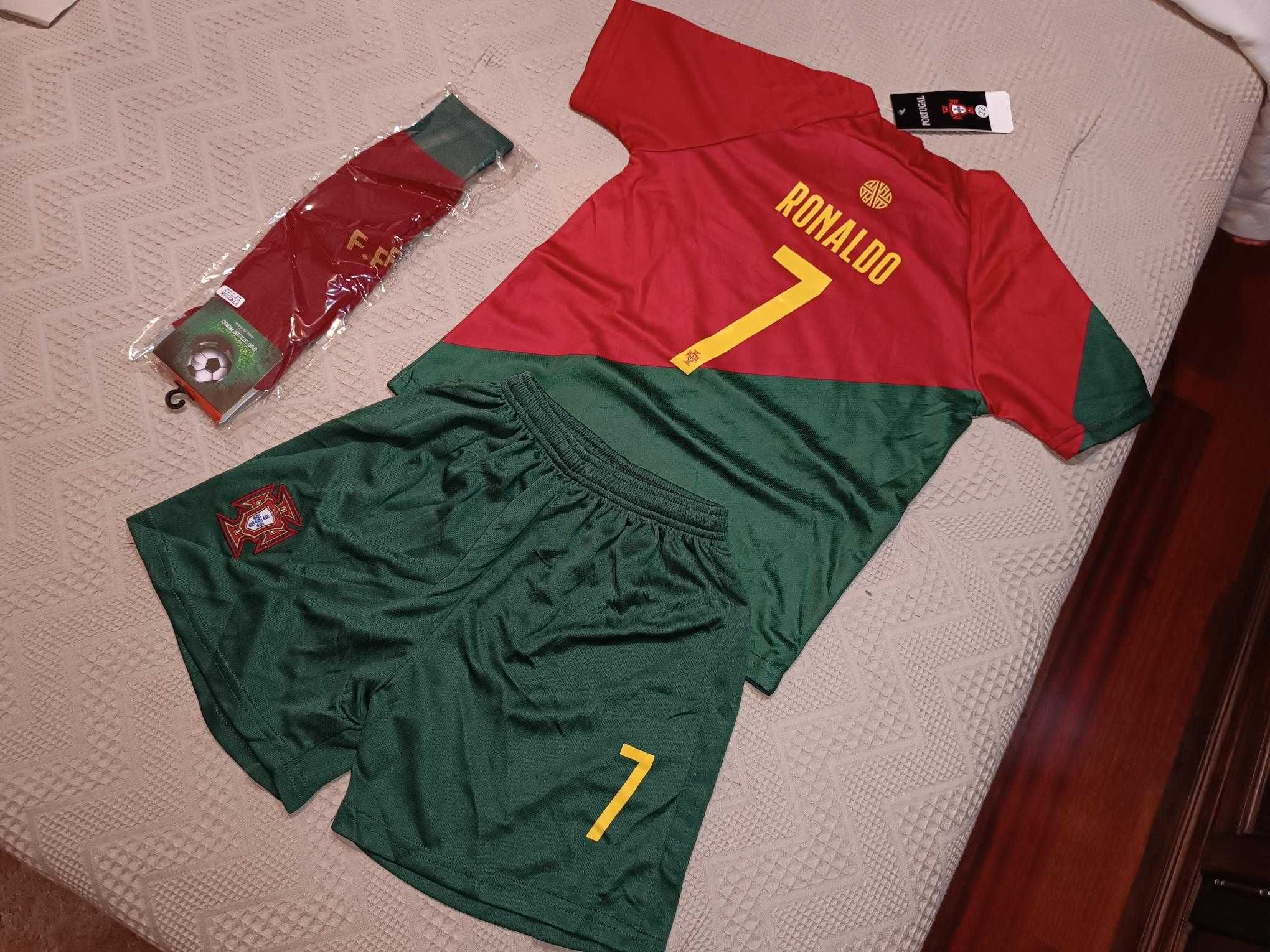 Camisola criança RONALDO Equipamento PORTUGAL | NOVO