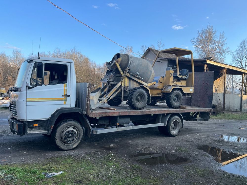 Мерседес 1317 R19.5 нові колеса Атего Маніпулятор Борт Гідроборт