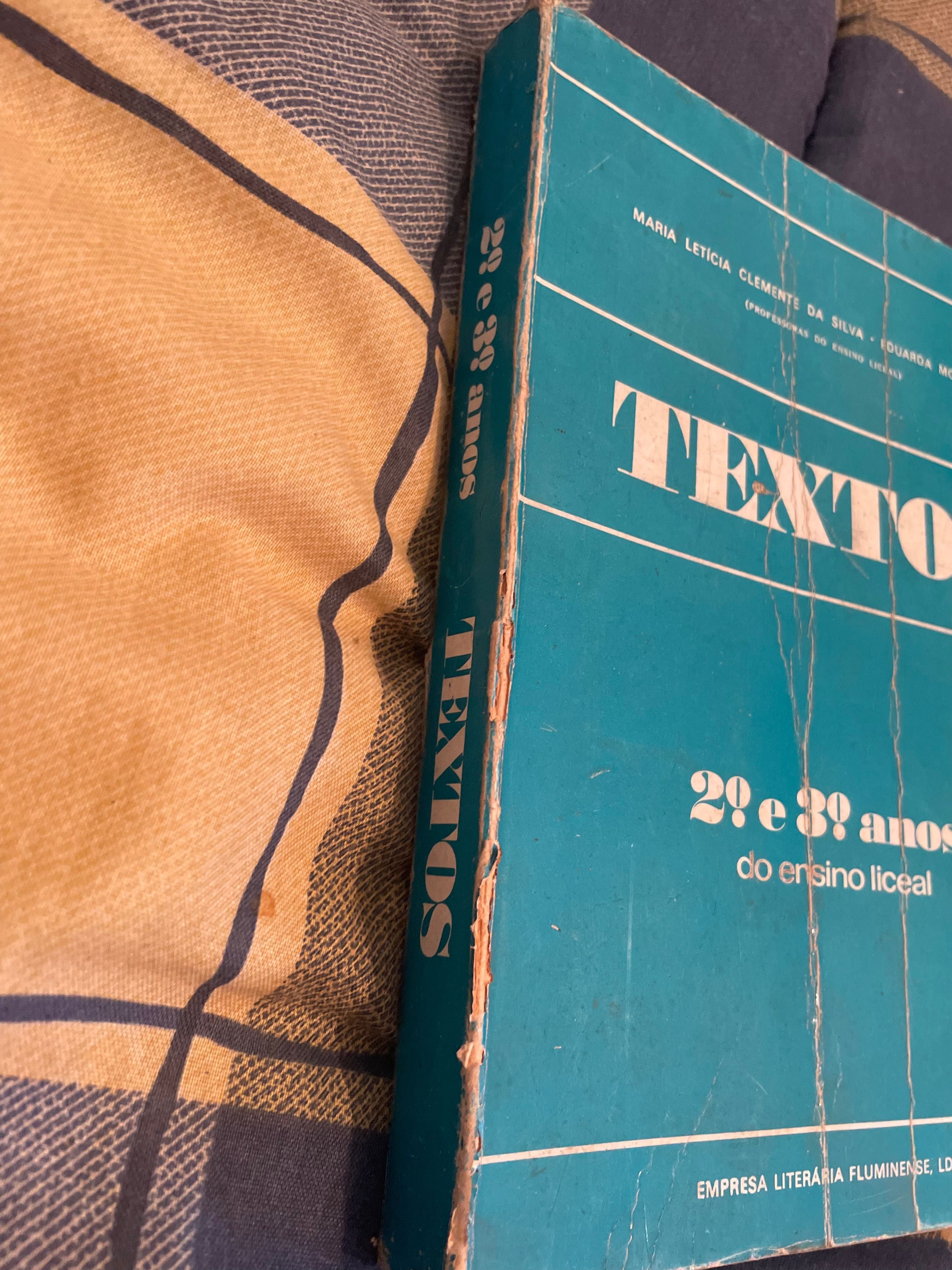 Livro Textos 2º e 3º Anos do Ensino Liceal