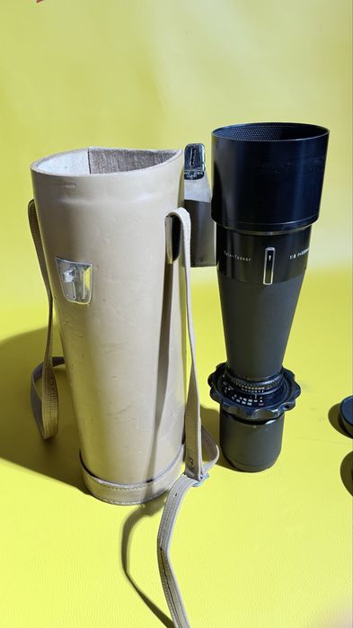 Hasselblad 500mm f8 com bolsa em pele