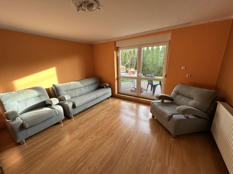 Wypoczynek - rozkladana sofa i 2 fotele