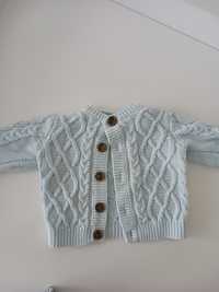 Bawelniany Sweter niebieski