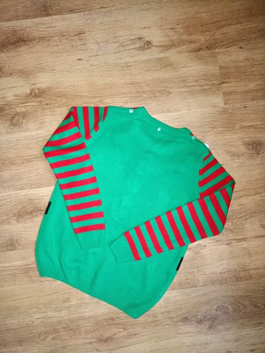 Sweter w stylu świątecznego elfa,XS