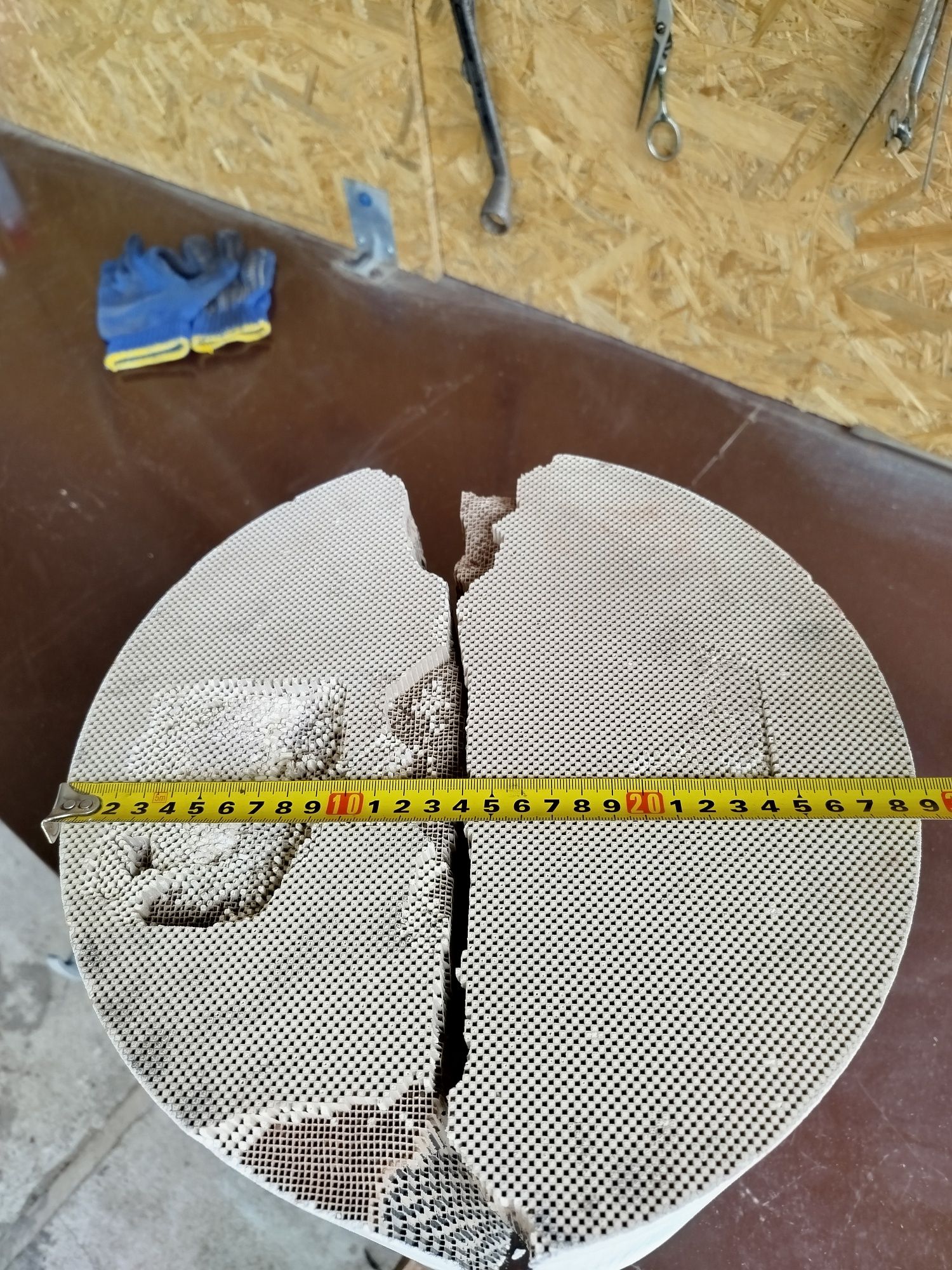 Елемент каталізатора відпрацьованих газів комбайна Джон дір