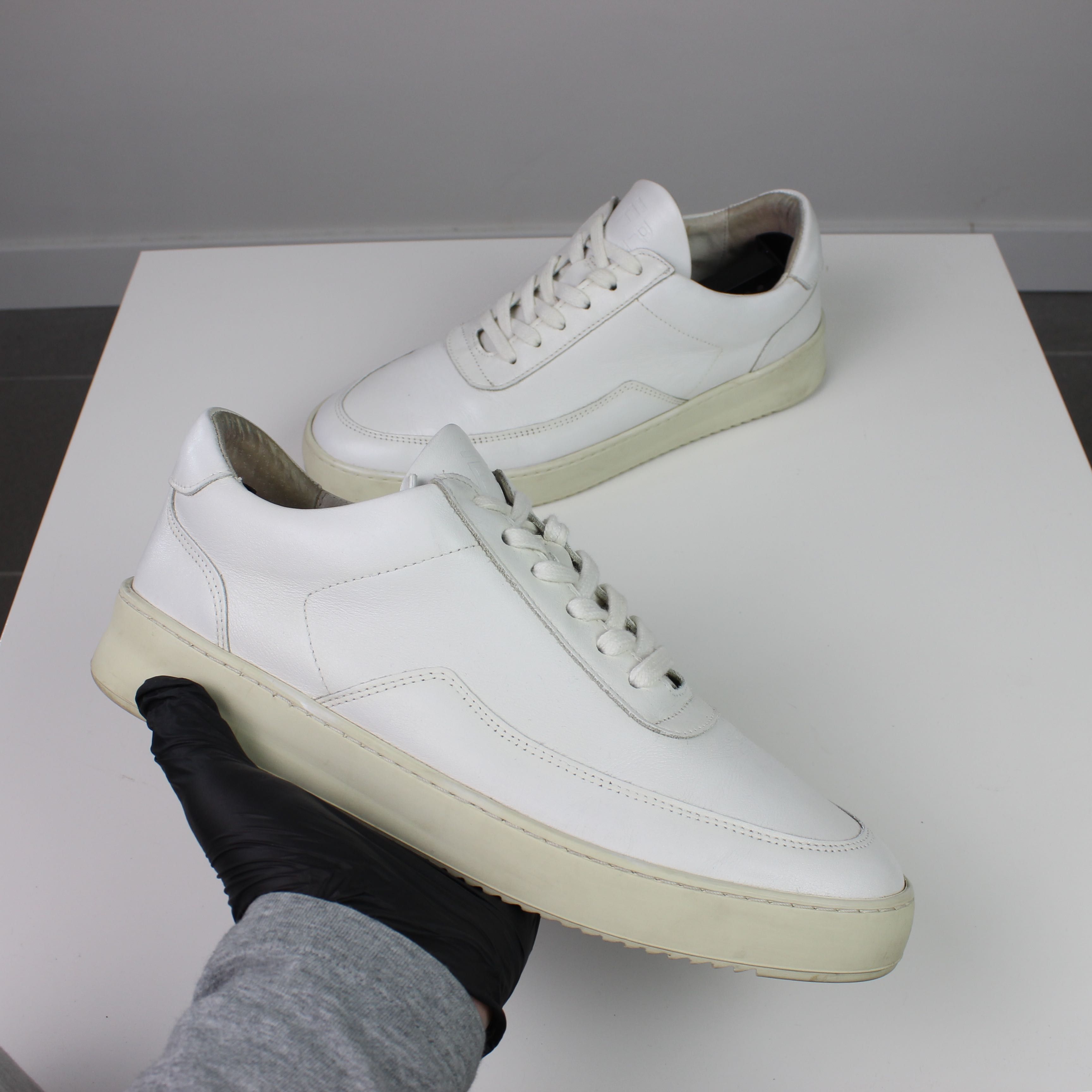 Чоловічі кросівки filling pieces FP 42 euro євро шкіряні білі