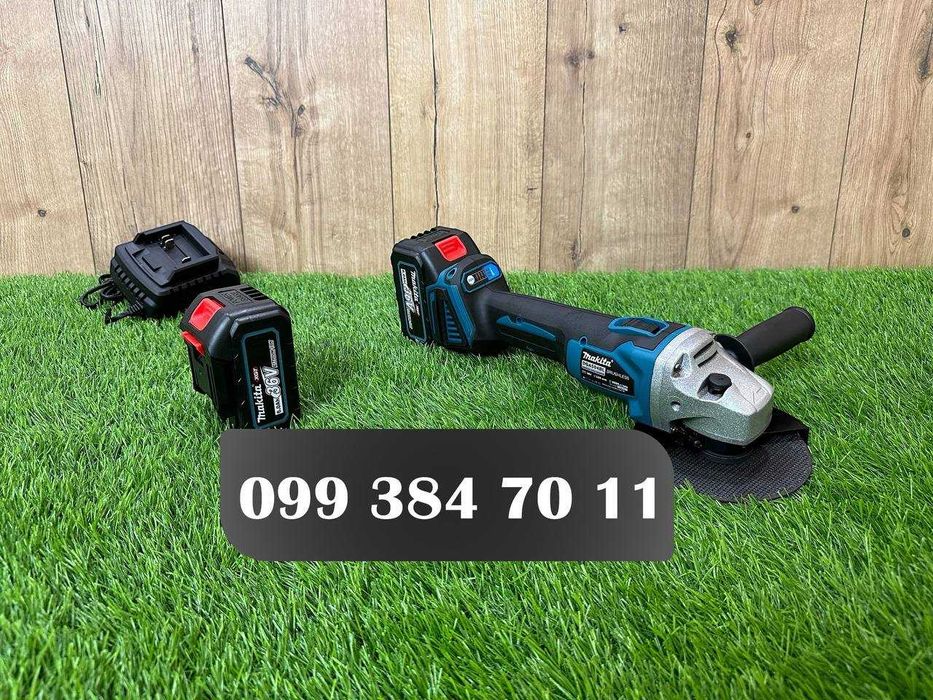 Аккумуляторная Болгарка Makita DGA 504 36V6A Потужність 1200Вт 125круг