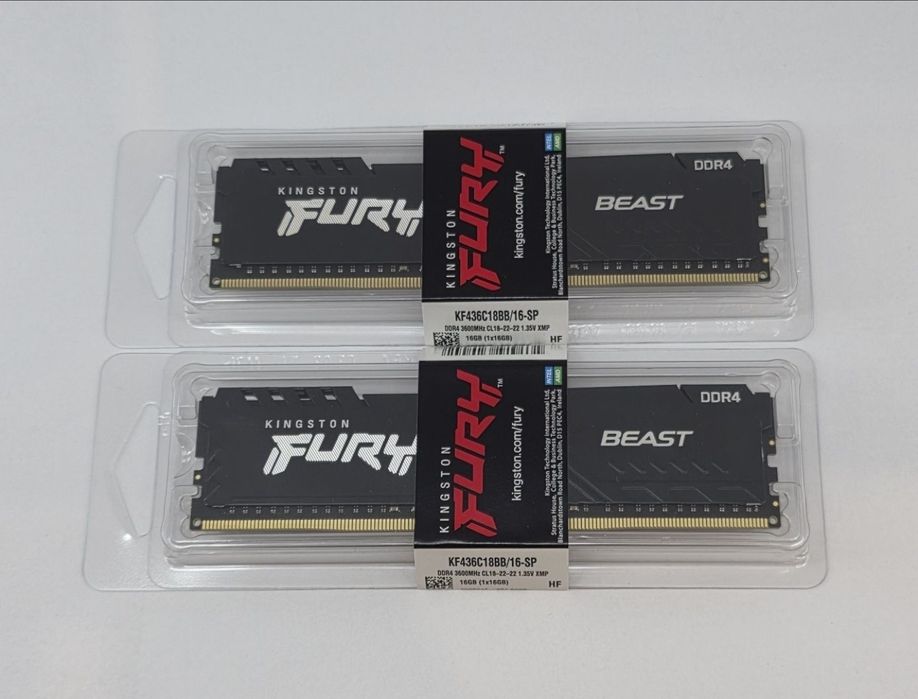 Nowy RAM DDR4 32gb 3600MHz Kingston FURY