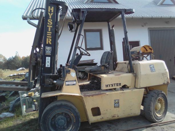 Wózek widłowy Hyster H4 Silnik 4.3 GM koła skrzynia przełącznik części