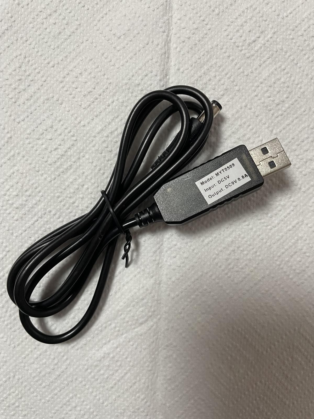 USB кабель  9V - 12V. Ціна вказана за 1 кабель