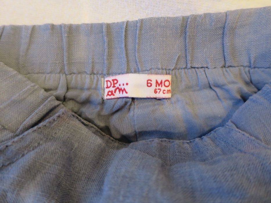 krótkie spodenki dziewczęce/ szorty 2szt, rozm 68, marki: H&M, Dp am