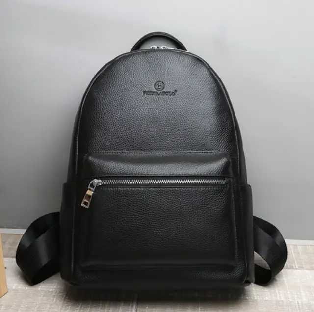 Чоловічий шкіряний мужской рюкзак міський ранець з натуральної шкіри 5