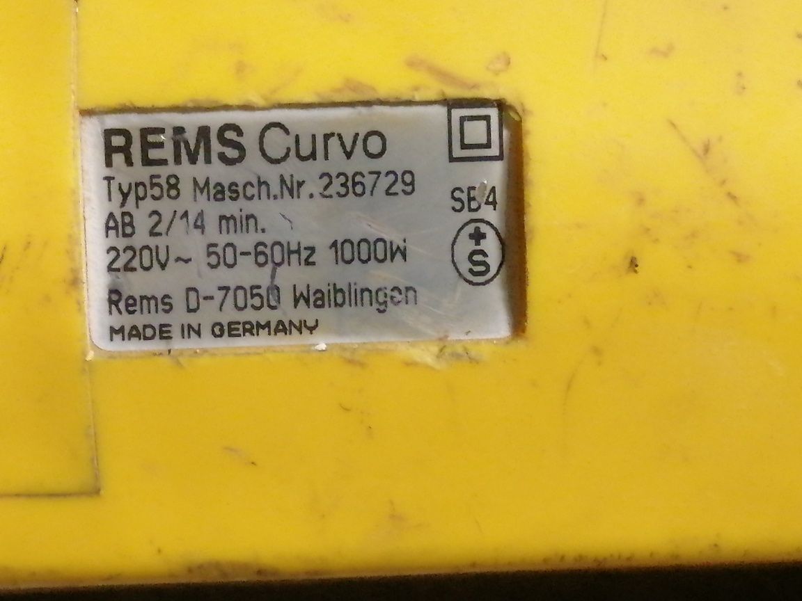 Giętarka Rems curvo