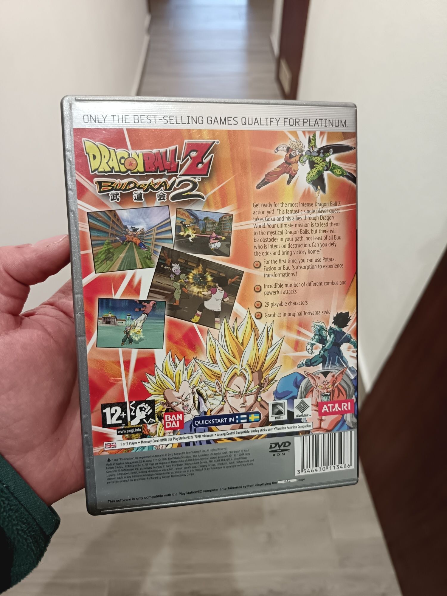 Jogo para PS2 - Dragon Ball Z Budokai 2