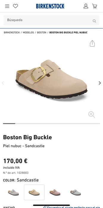 Birkenstock BOSTON BIG BUCKLE 39р