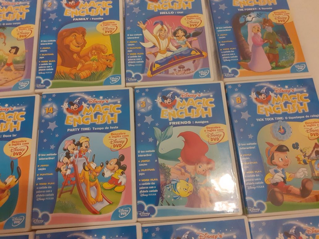 Dvd's Colecção Magic English Disneys