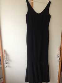 Nowa , czarna , długa sukienka Claire - fason syrena