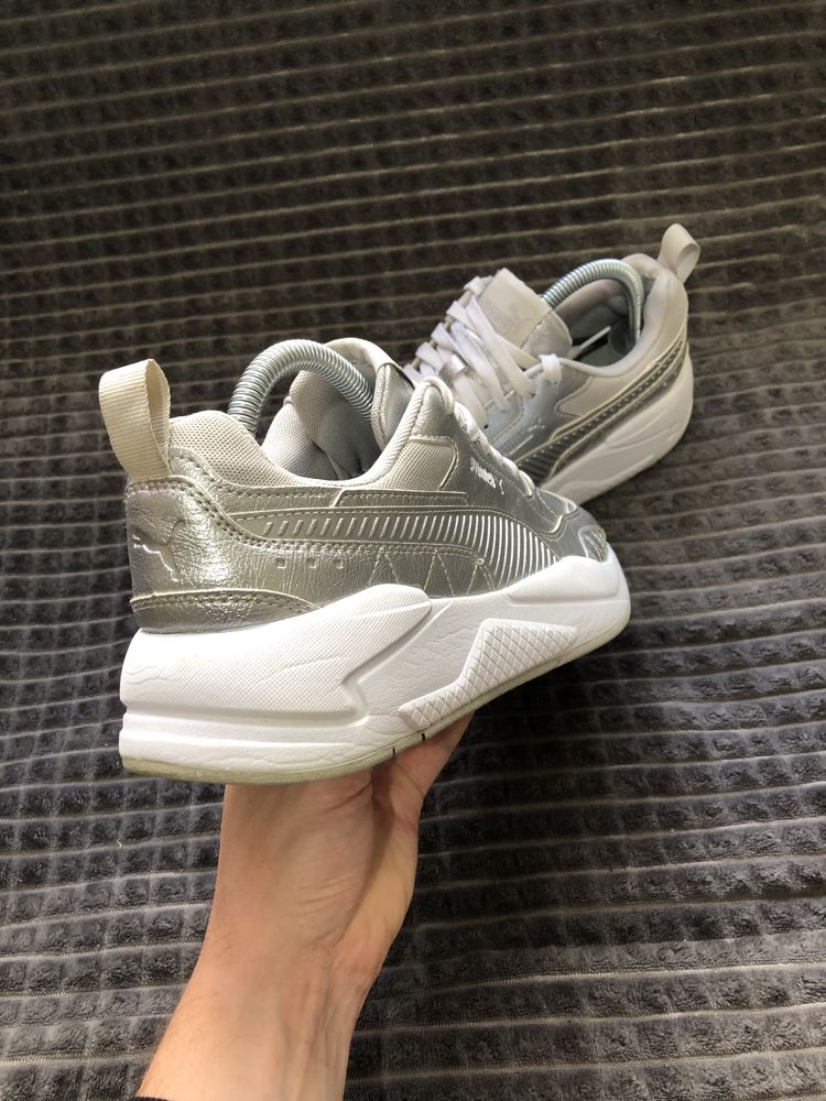 [СЕРЕБРО] Puma X-Ray 2 (40) 25.5см Metallic Tum женские кроссовки