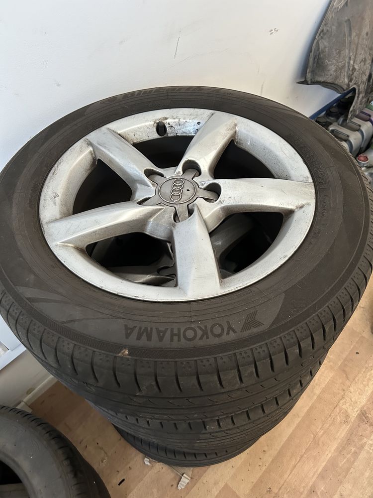 Jantes Audi A4 originais 16” com pneus Yokohama 225/55/16