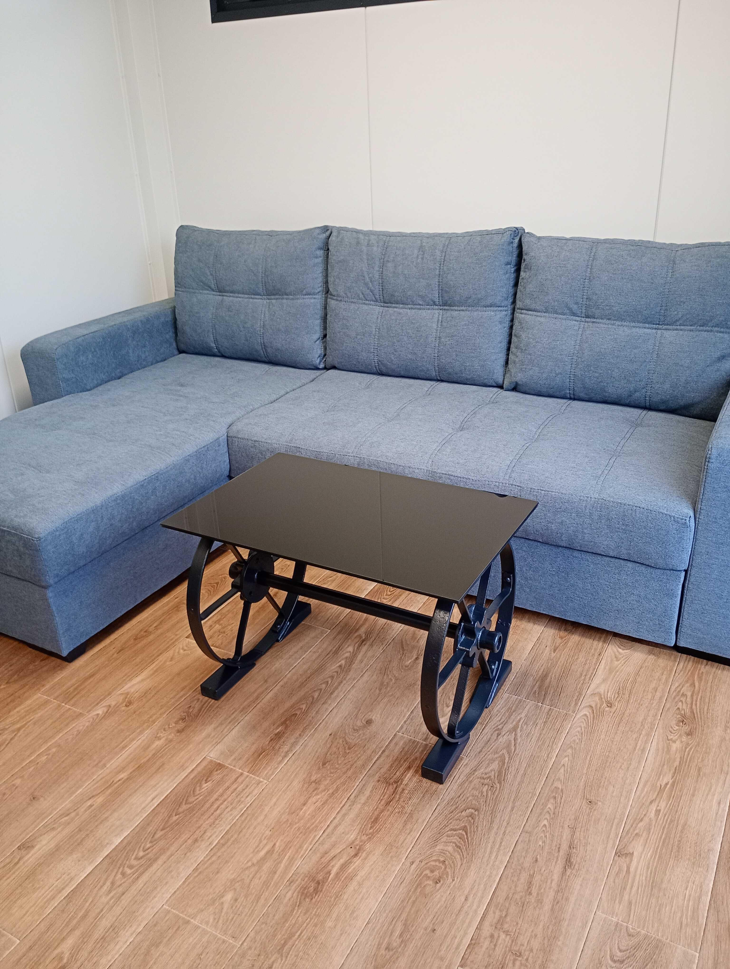 Stolik kawowy loft rękodzieło