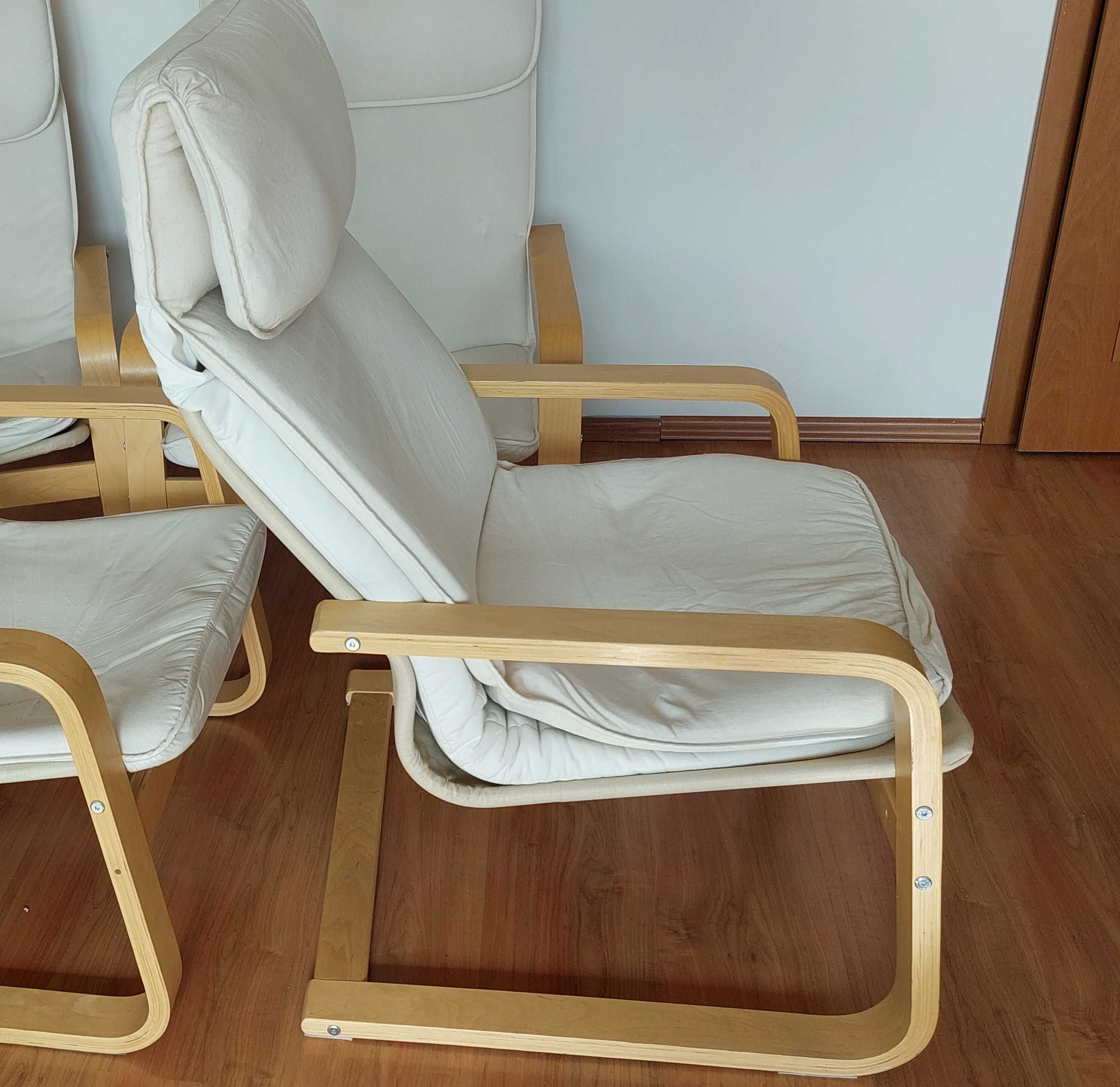 Fotele Poang IKEA 4sztuki