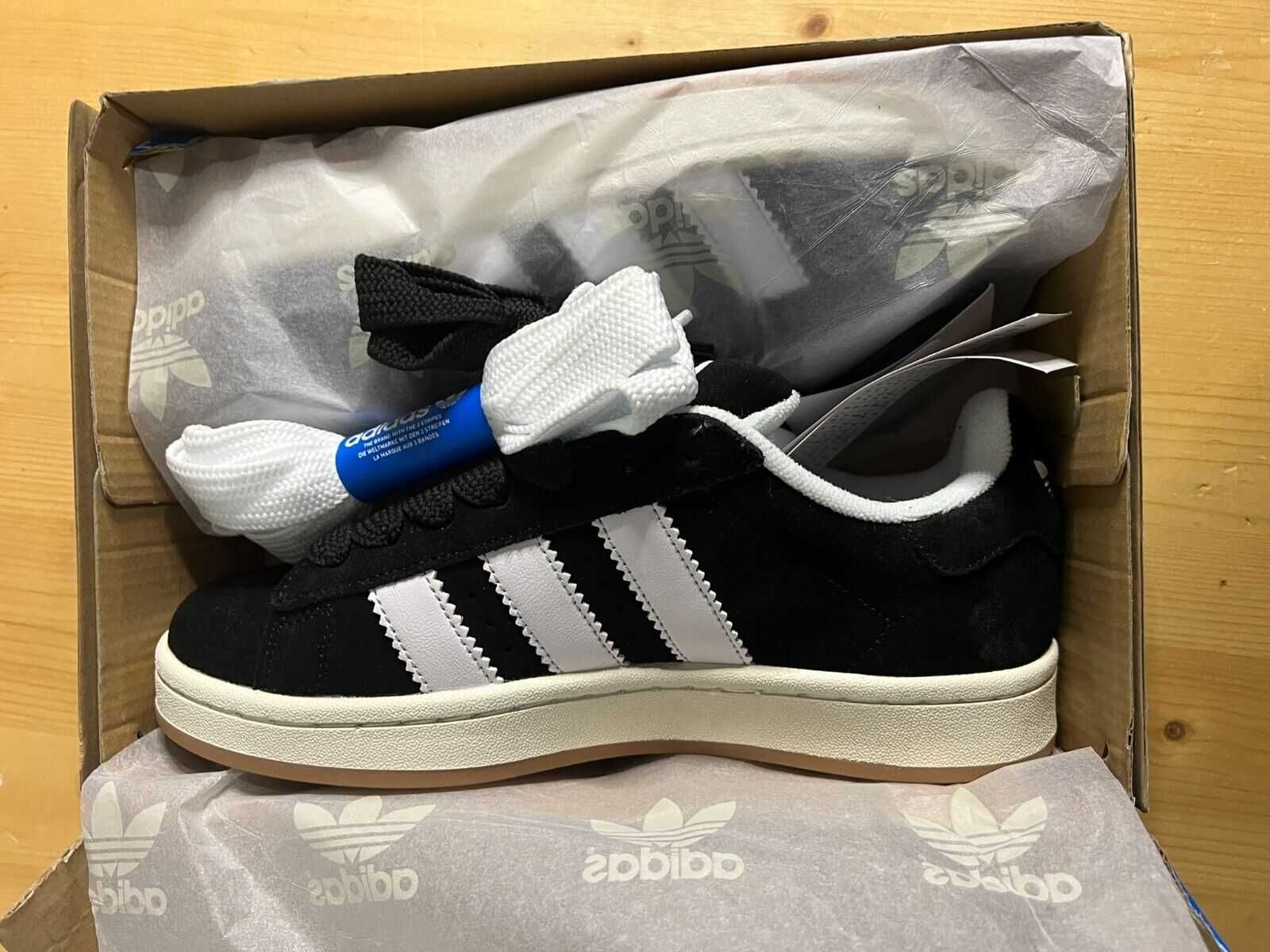 Adidas Campus 00s Negro Blanco Goma 39